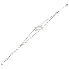 Bracelet White Gold 18 Karat 5.00g White Diamonds 0.25 Carat