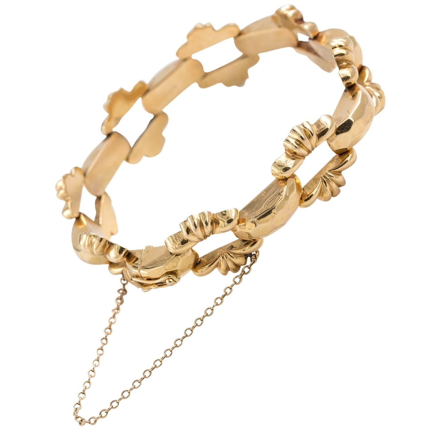Gold Link Bracelet