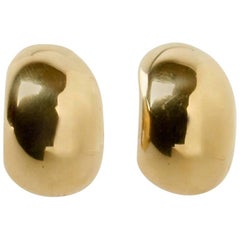 George Schuler for Tiffany & Co. 14K Gold Clip Back Earrings