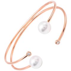 Rose Gold South Sea Bangle Bracelet