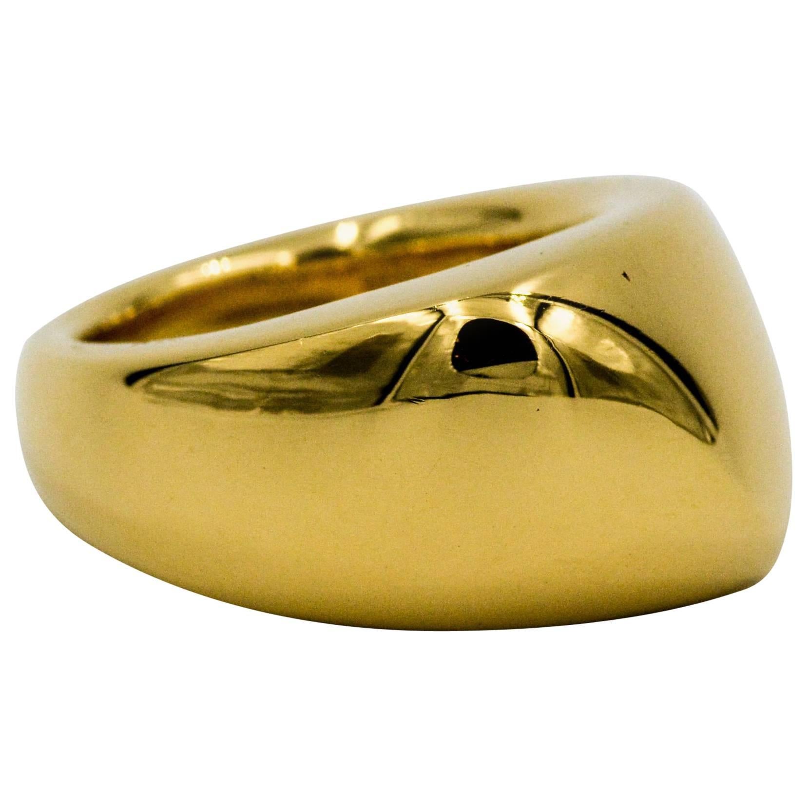  Salvatore Barberi High Domed Yellow Gold Ring 