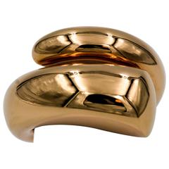 Oromalia Bypass Pink Gold High Domed Ring 