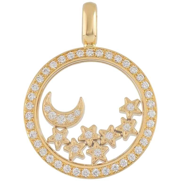 Chopard Happy Diamonds Moon and Stars Pendant