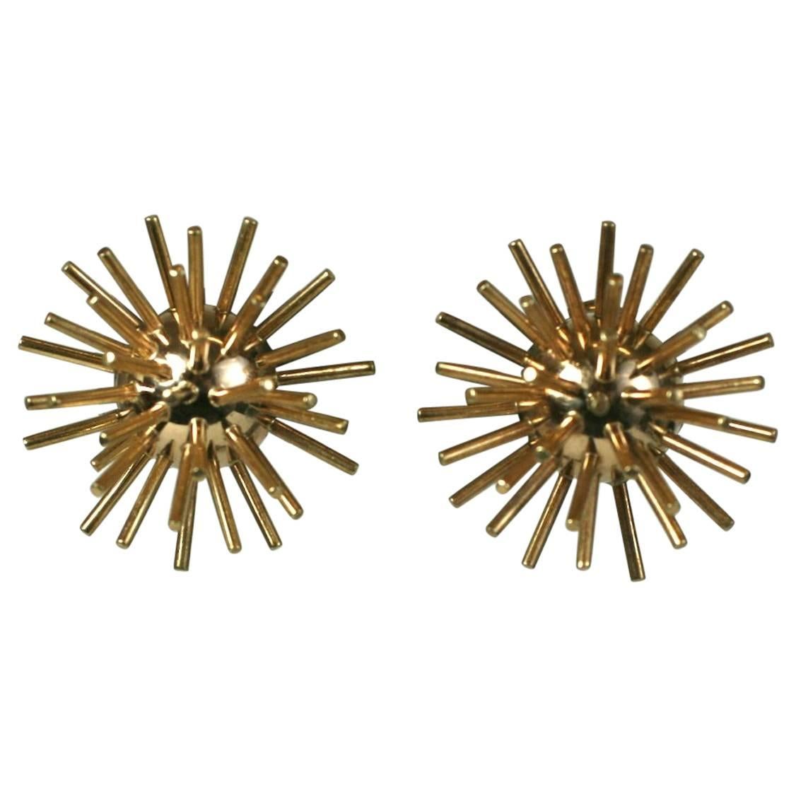 Cartier Gold Sputnik Earrings