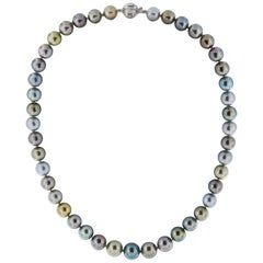 Multicolored Tahitian Pearl Necklace