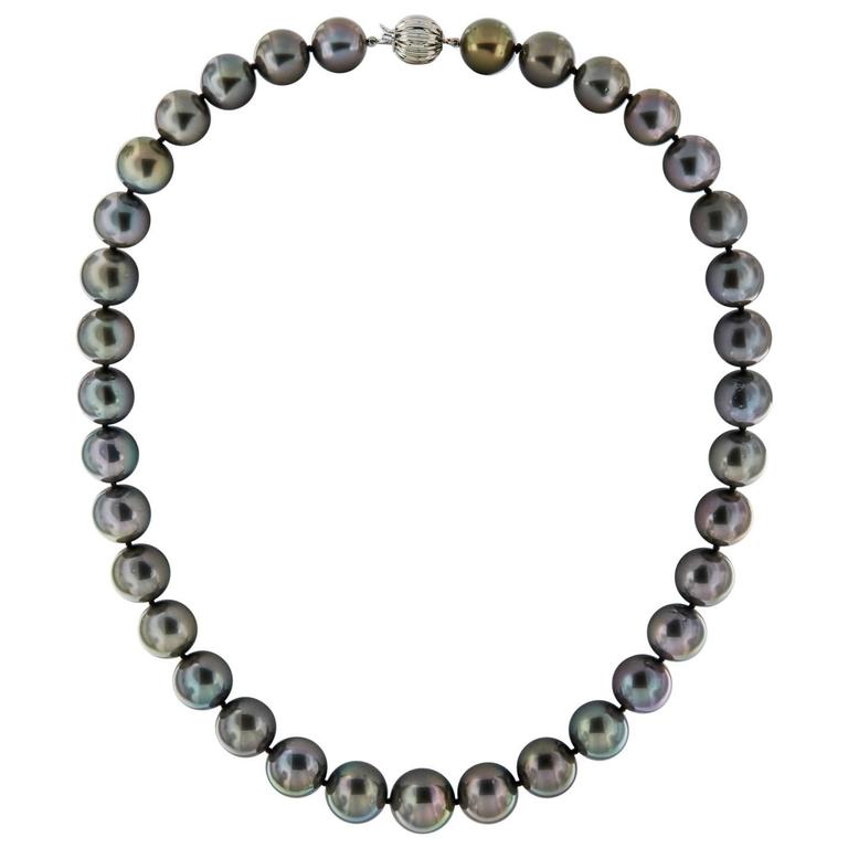 gray pearl necklaces