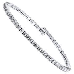 1.88 Carat Diamond white gold Tennis Bracelet