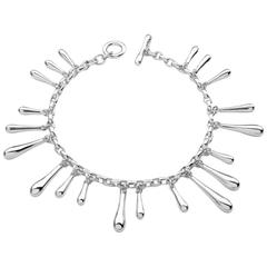 Lucy Quartermaine Sterling Silver Multi Drip Bracelet 10