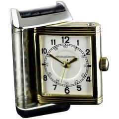 Vintage Jaeger Le Coultre Yellow Gold Stainless Steel Reverso Original dated 1937