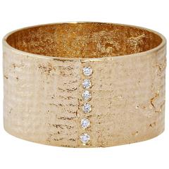 Allison Bryan Paper Cigar Ring with Diamonds