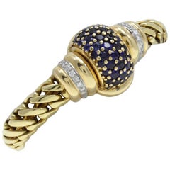 Luise Gold Diamond Sapphire Bracelet/Watch