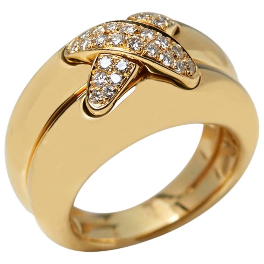 Chaumet Diamond Liens Gold Ring