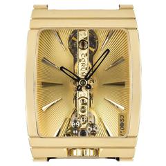 Corum Yellow Gold Limited Edition Golden Bridge Manual Wind Wristwatch