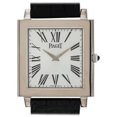 Piaget White Gold Oversize Mecanique Dress Manual Wind Wristwatch, circa 2010 2