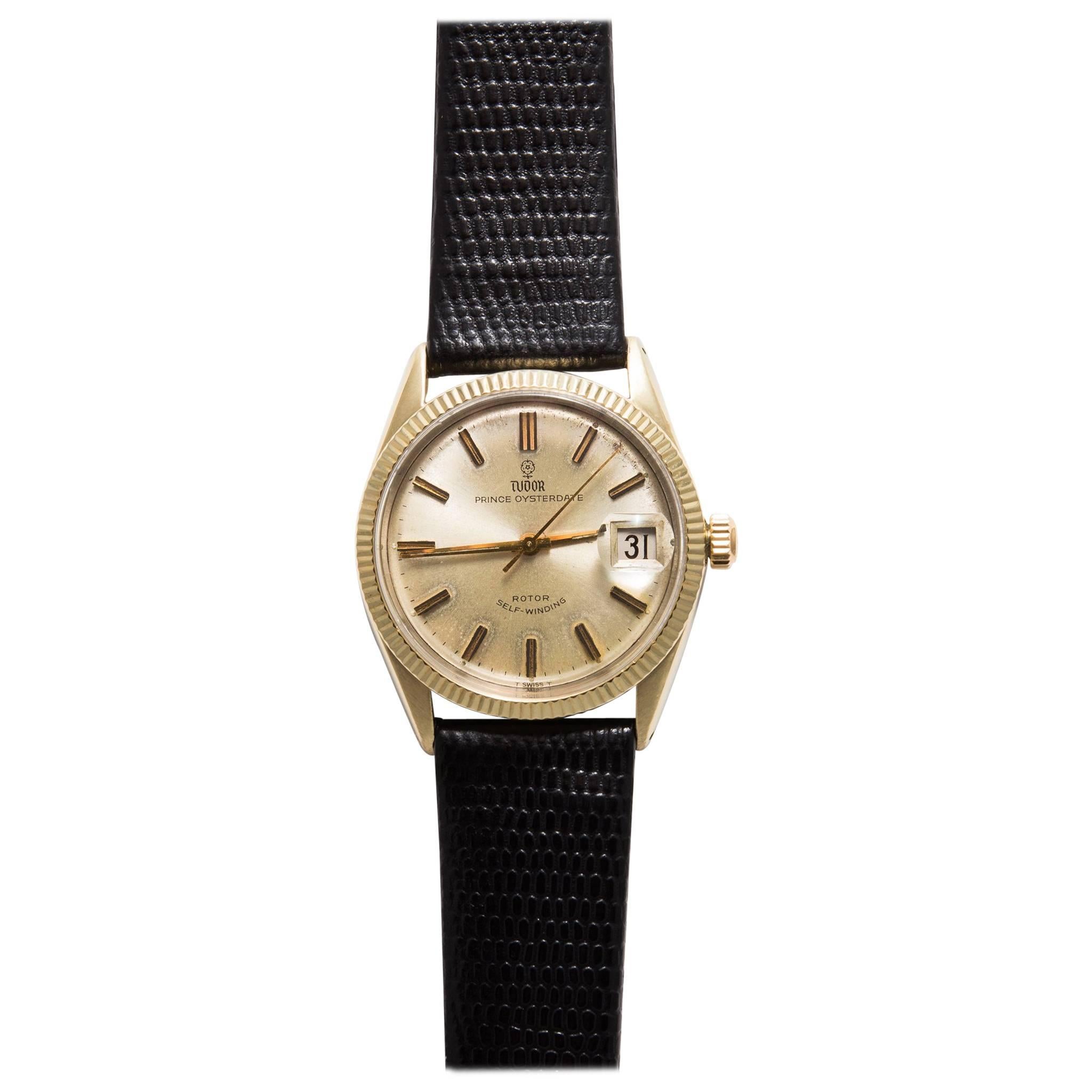Rolex Tudor Yellow Gold Stainless Steel Automatic Wristwatch, 1960s
