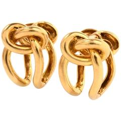 Boucheron Retro Yellow Gold Cufflinks circa 1960s