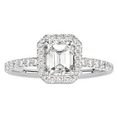 1.69ct Emerald Cut Diamond Engagement Ring