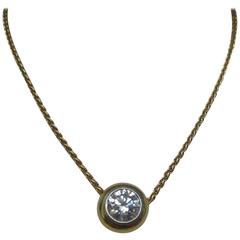 Diamond Gold Platinum Necklace 6
