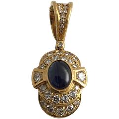 Exciting Sapphire Diamonds Yellow Gold Enhancer 3