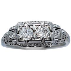 Jabel .55 Carats Diamonds White Gold Engagement Fashion Ring