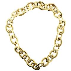Roberto Coin Large Gold Link Necklace
