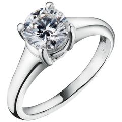 HRD Certified 1.56 Carat Diamond Engagement Ring 11