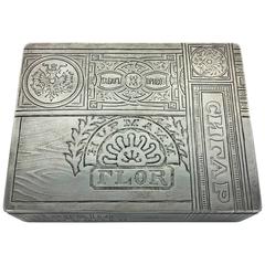 Russian Silver Cigar Box