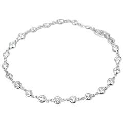 Tiffany & Co. Diamonds by The Yard Platinum Bracelet 7