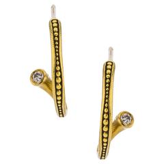 Alex Sepkus Diamond Gold Earrings
