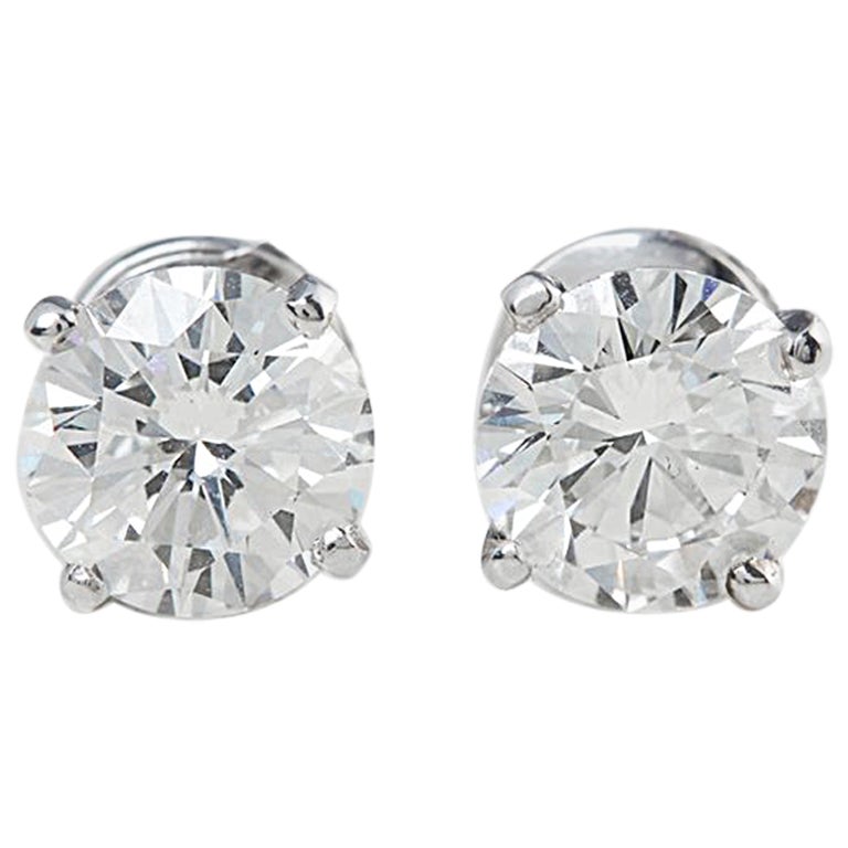 cartier diamond stud earrings price