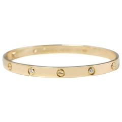 Cartier Six-Diamond Yellow Gold Love Bangle