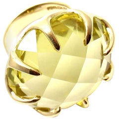 Ippolita Lollipop Extra Large Lemon Citrine Bague en or jaune