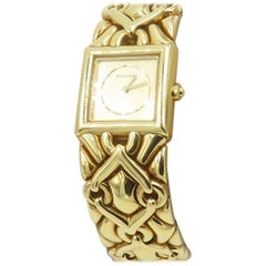 Vintage Bulgari Ladies Yellow Gold Trika Quartz Wristwatch