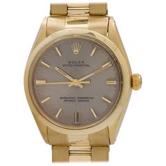 Vintage Rolex Yellow Gold Oyster Perpetual Wristwatch Ref 1005, circa 1964