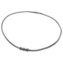 Diamond White Gold Collar Necklace