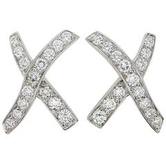Tiffany & Co. Paloma Picasso Diamond ‘Kiss’ Earrings, circa 1984