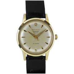 NOS Movado Yellow Gold Stainless Steel Kingmatic Seven Automatic Wristwatch 4