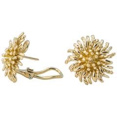 Tiffany & Co. Gold Anemone Earrings