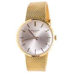 Vintage Patek Philippe Yellow Gold Wristwatch Ref 3562-1, 1960s 