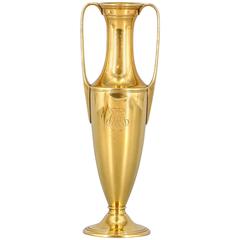 Tiffany & Co. Gold Grecian Bud Vase