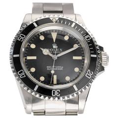 Vintage Rolex Submariner GILT Maxi Dial James Bond Wristwatch Ref 5513-0