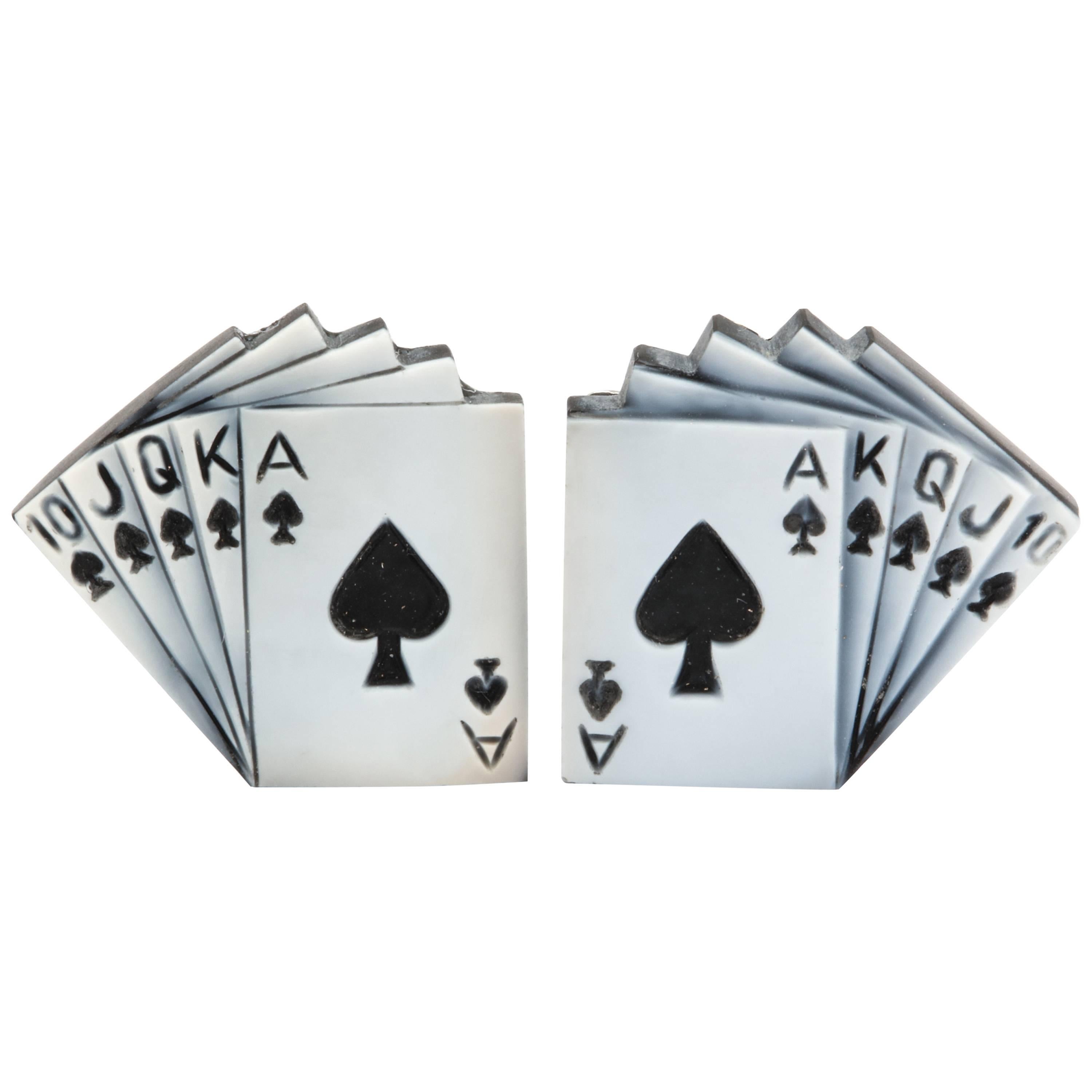 Michael Kanners Royal Flush Poker Cufflinks