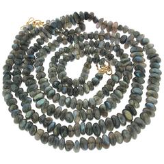 Two Strand Labradorite Necklace 4