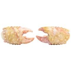 Michael Kanners Stone Crab Claw Cufflinks