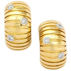 Diamond Gold Earrings 8