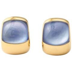 Lapis Crystal Gold Earrings 8