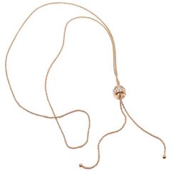 Piaget Possession Diamond Lariat Rose Gold Necklace