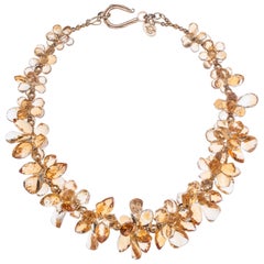 Deborah Liebman Citrine and Gold Necklace