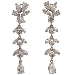 Diamond Pendant Earrings