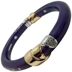 Enamel Diamond Gold Bracelet 8